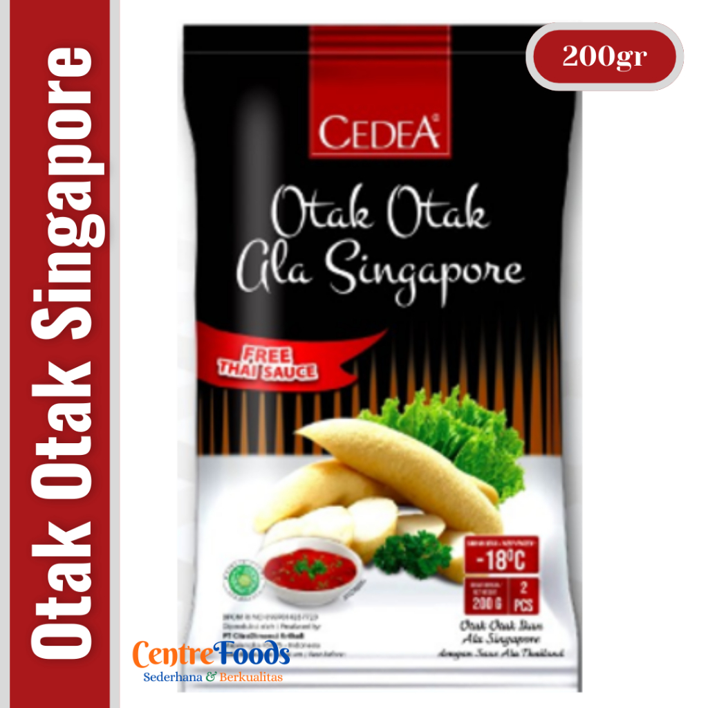 

Otak-Otak ala Singapore - Free Thai Sauce Cedea | 200gr [ Harga Per BKS ]