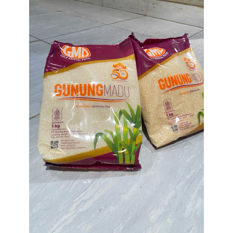 

(Dix Jogja) GMP GULA PAIR KRISTAL PREMIUM KEMASAN 1kg