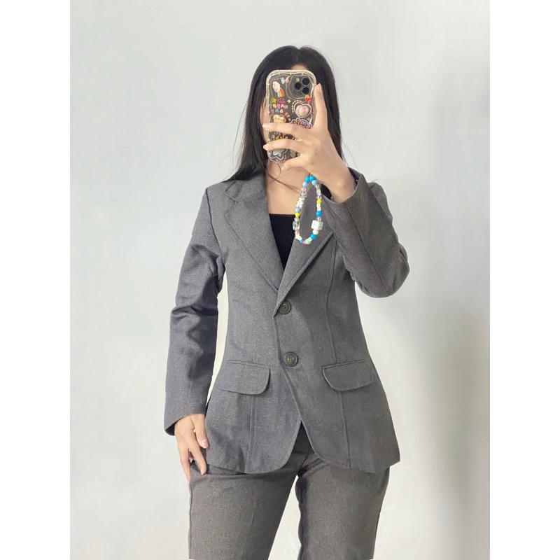 Blazer wanita kantor/blazer formal Jumbo