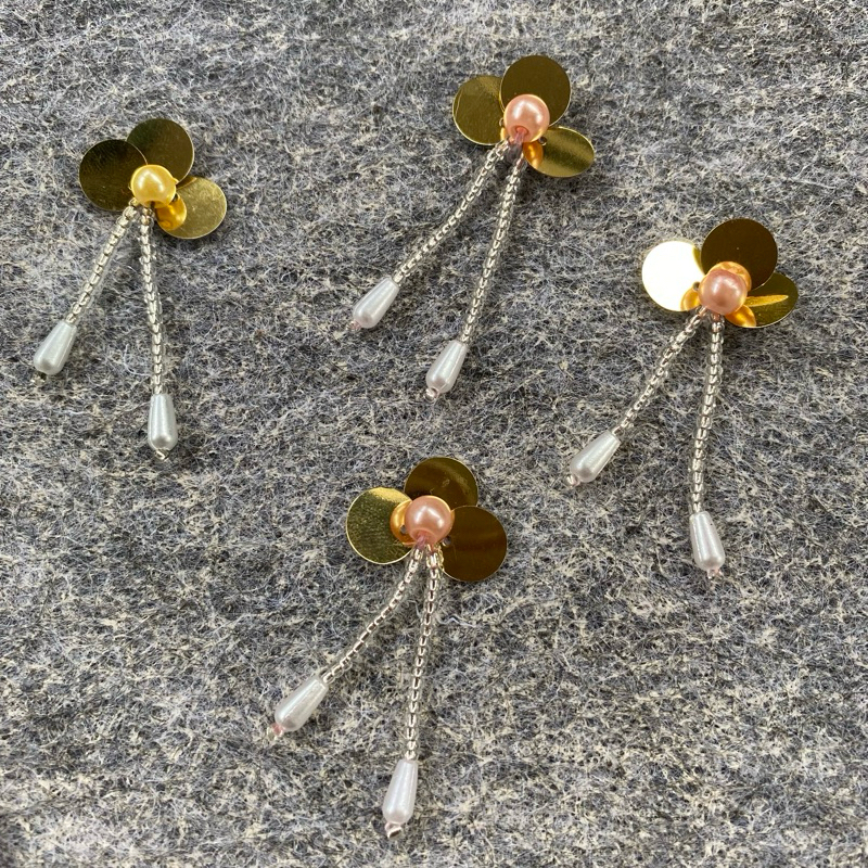 Juntai mutiara/aplikasi payet juntai/hisan baju gaun/hisan gamis/hiasan payet