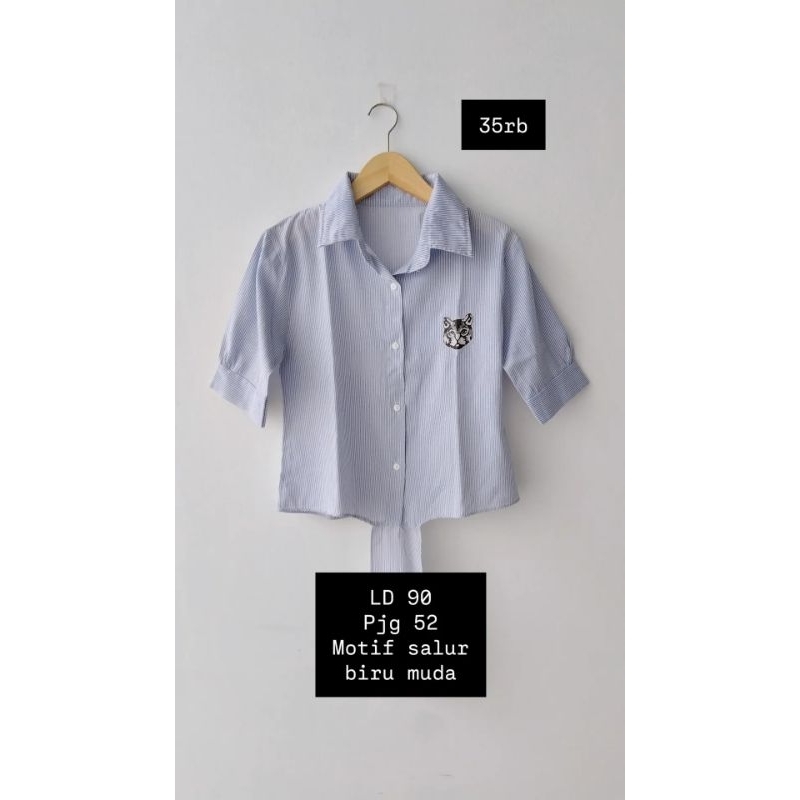 kemeja thrift wanita