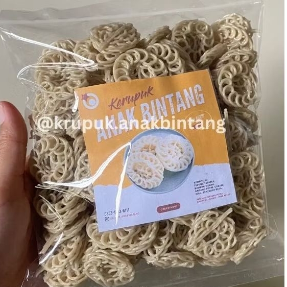 

Babanggi kerupuk ikan mentah anak bintang