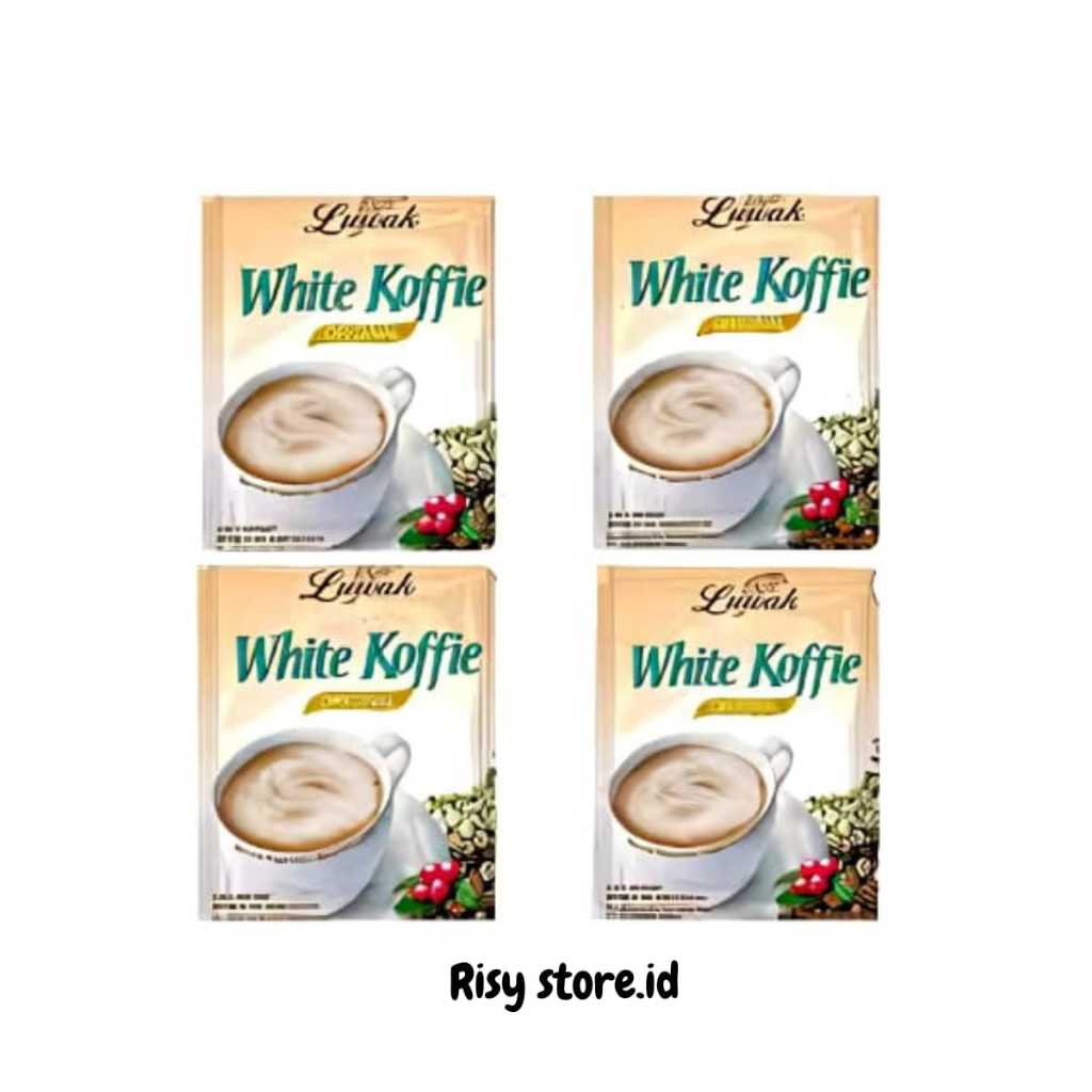 

Luwak White Coffe 1 Renceng isi 10 Pcs x 20g
