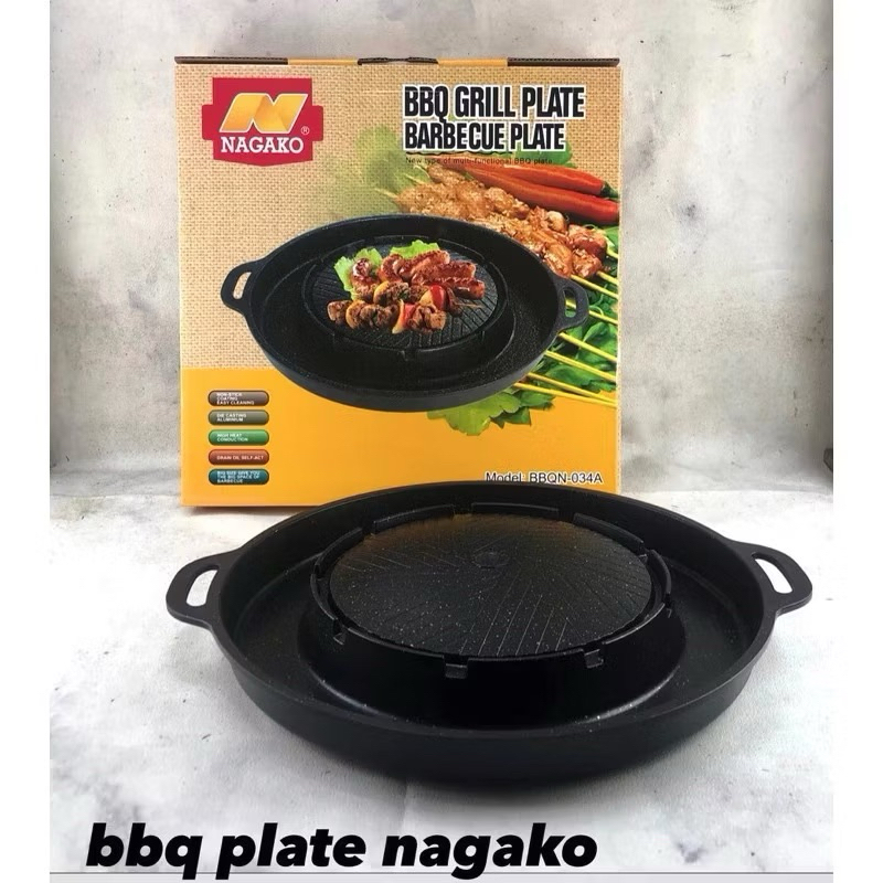 Nagako Bulgogi Pan + Steamboat | Alat Pemanggang Kompor | Grill Pan Korean Korea Barbeque BBQ