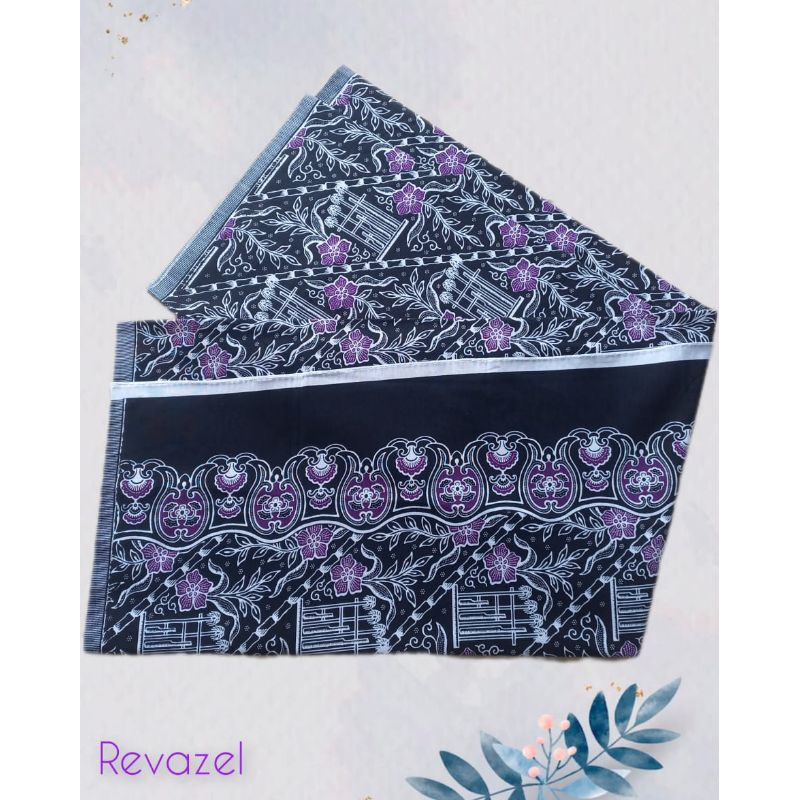 BAHAN BATIK BADUY BANTEN/KAIN BATIK BADUY MOTIF ANGKLUNG BUHUN UNGU