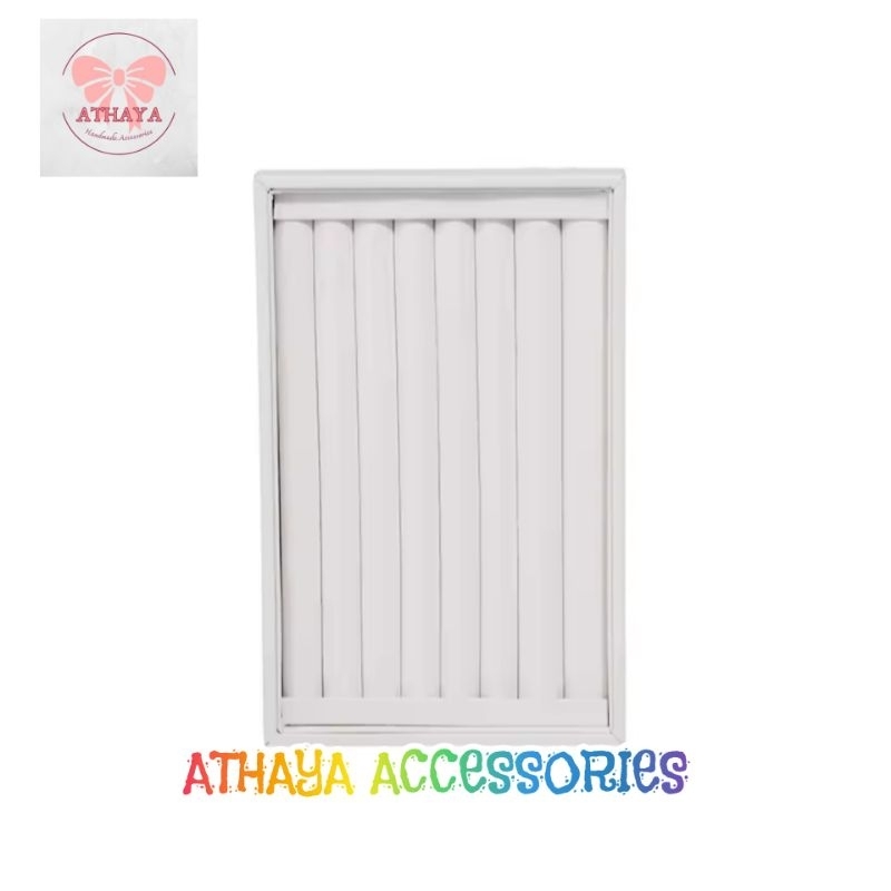 Display Nampan Perhiasan Tatakan Cincin Emas Kecil Warna Putih