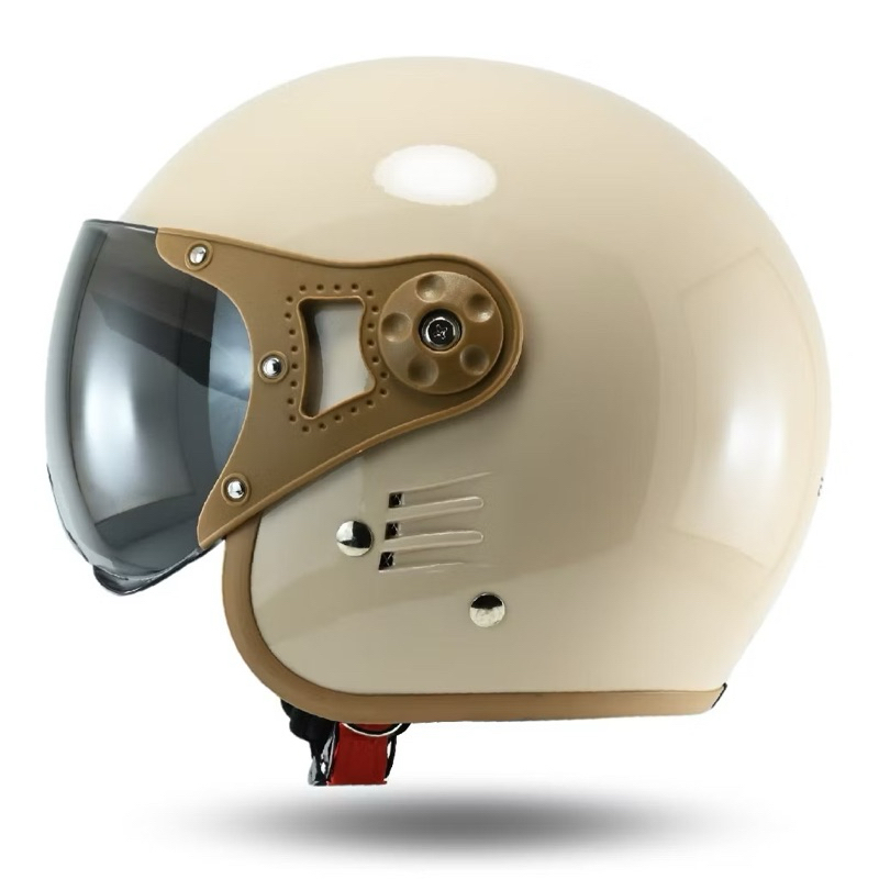 Helm Bogo Pilot Wanita Pria Dewasa Bipplast warna pastel hijab friendly Lucu Aesthetic
