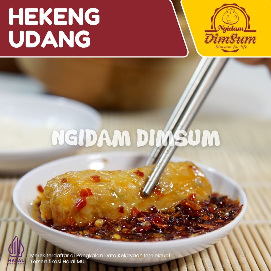 

Hekeng Udang Plus Chili Oil *Bersertifikasi halal MUI*