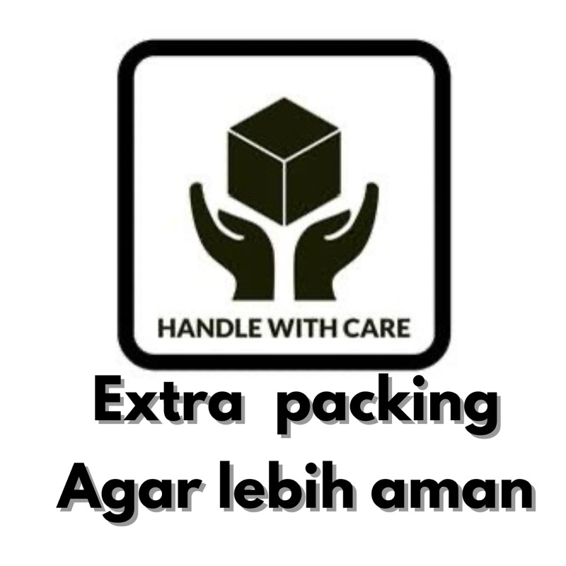 

Extra packing agar paket lebih aman