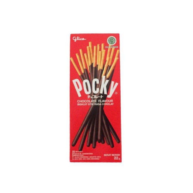 

[Glico] Pocky Chocolate Flavour/Biskuit Stick Rasa Coklat 22gr