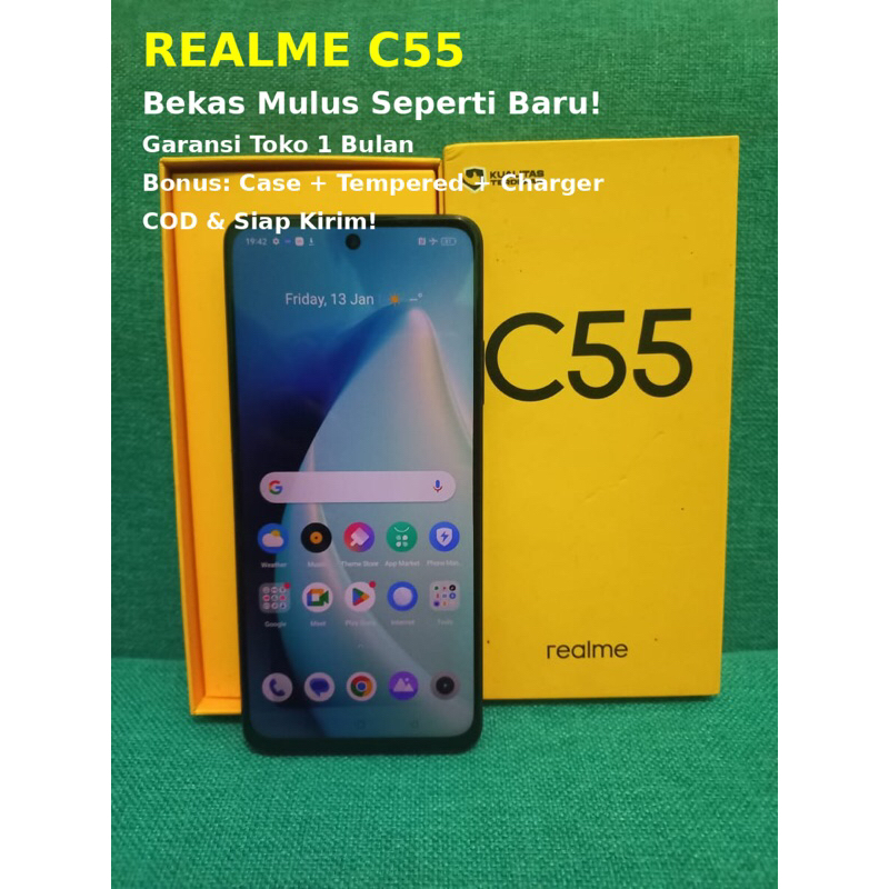 REALME C55 BEKAS SEPERTI BARU "DAPATKAN DISKON MENARIK PLUS GARANSI