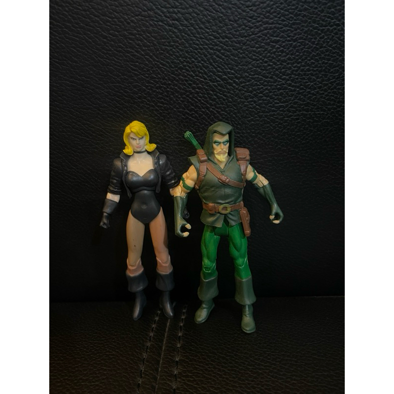 dc comic black canary green arrow set figure