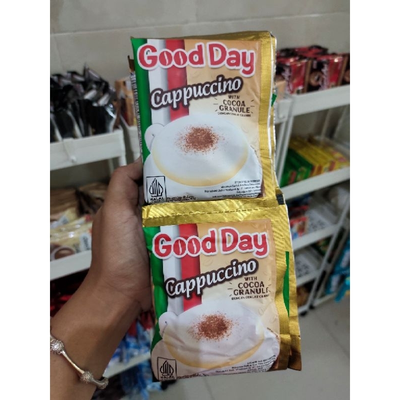 

Good Day Cappuccino sachet renteng