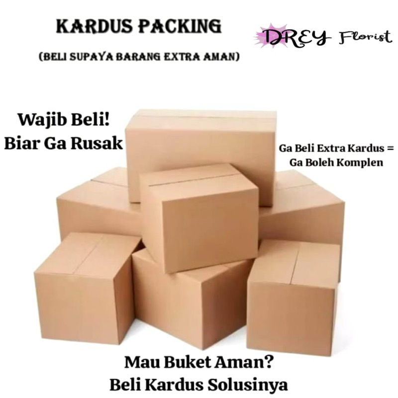 

(WAJIB!!) Tambahan Dus Luar Kota
