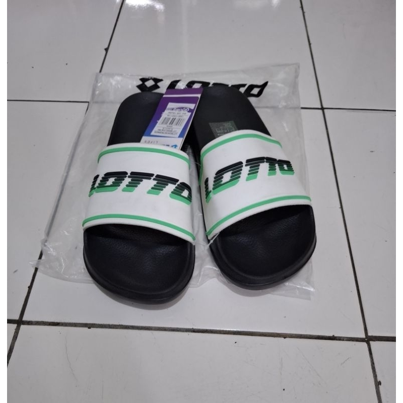 (LOTTO) Lotto Sandal - White Black - Original (40)