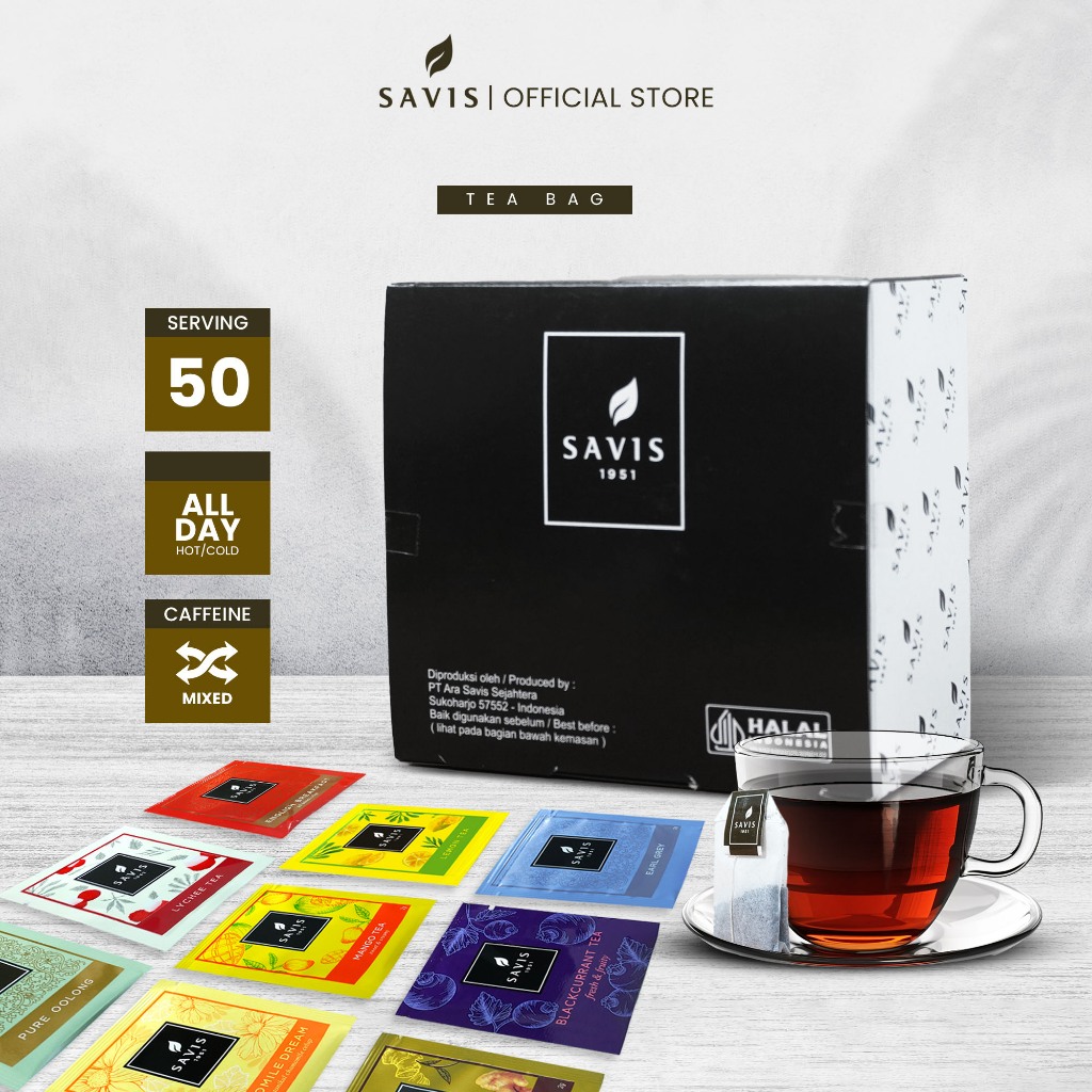 

Savis - Teh Premium Kemasan 50 Teabag