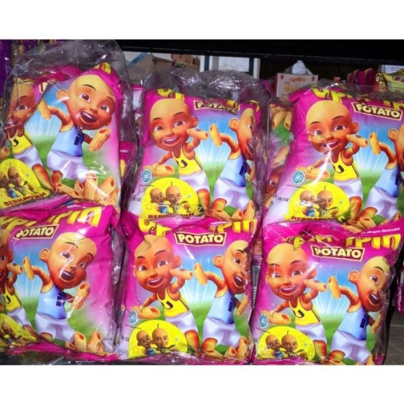 

Kerupuk Upin Ipin Snack Potato 1 pack isi 10