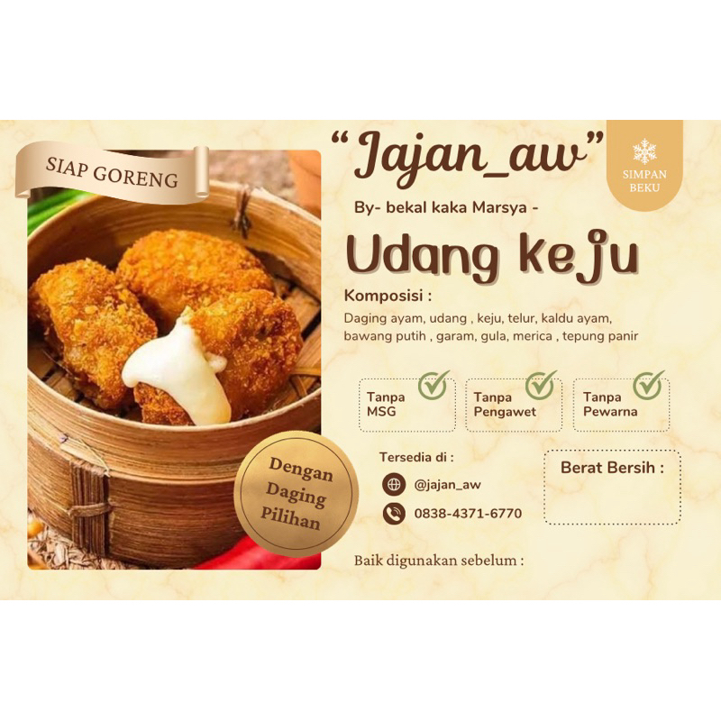 

udang keju
