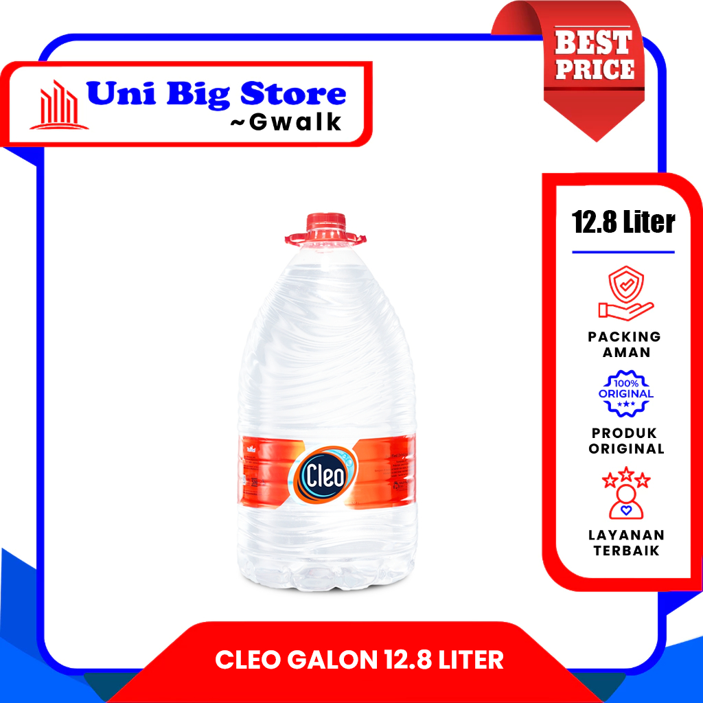 CLEO AIR MINUM GALON KECIL - 12.8 Liter