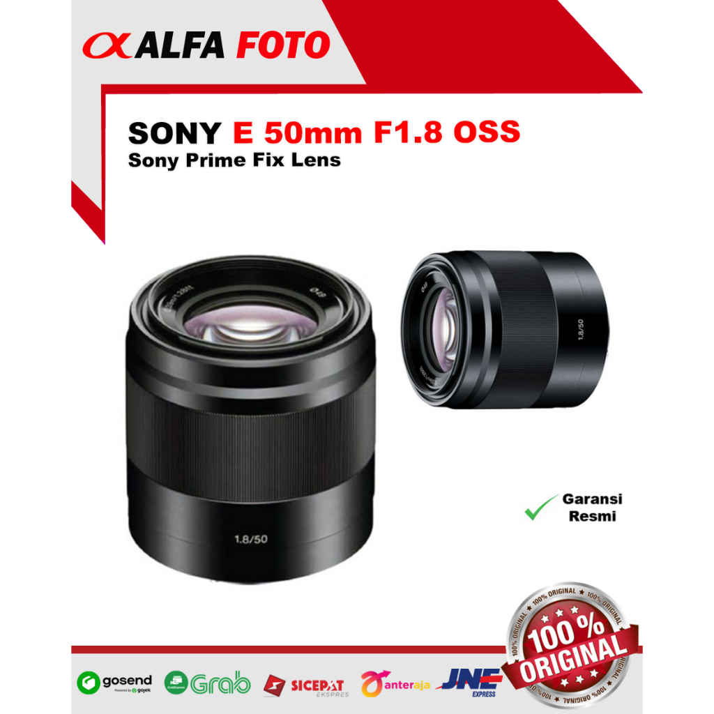 Sony E 50mm F.1.8 / Lensa Sony E50mm F1.8 OSS e mount