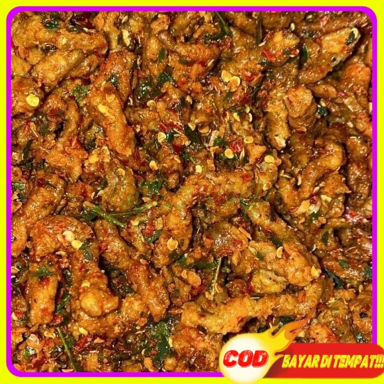 

TERMURAH!! KERIPIK USUS AYAM 1KG original gurih enak