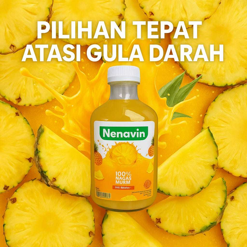 

Cuka Nanas Nenavin untuk diabetes/original untuk kesehatan/turunkan kadar gula darah 100%