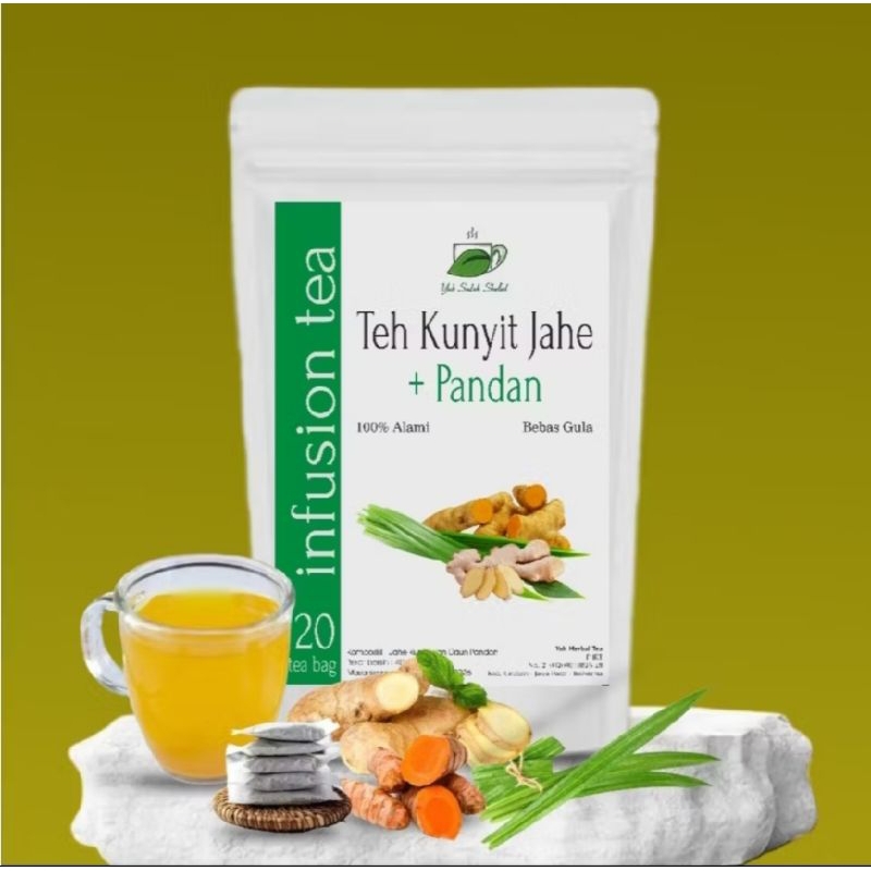 

TEH KUNYIT, JAHE + DAUN PANDAN