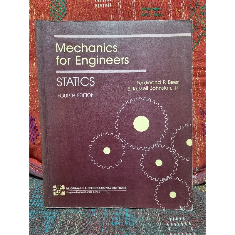 ORIGINAL BUKU BEKAS MECHANICS FOR ENGINEERS STATICS - BEER JOHNSTON