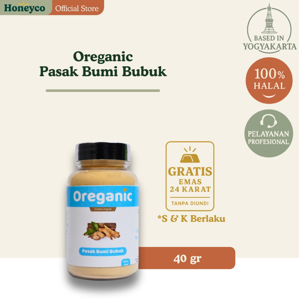 

Oreganic Pasak Bumi Bubuk Simplisia Organik - 40gr
