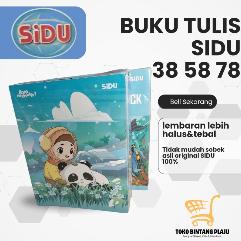 

BUKU TULIS SIDU BAMBOO BIG BOSS 38 58 78