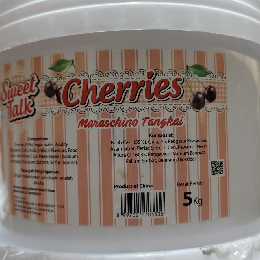 

SWEET TALK CHERRIES MERAH TANGKAI 5 KG