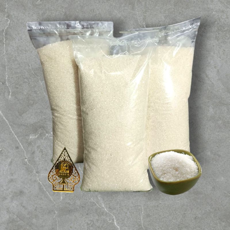

Gula Pasir Tebu Curah Lokal 500 gram Ekonomis