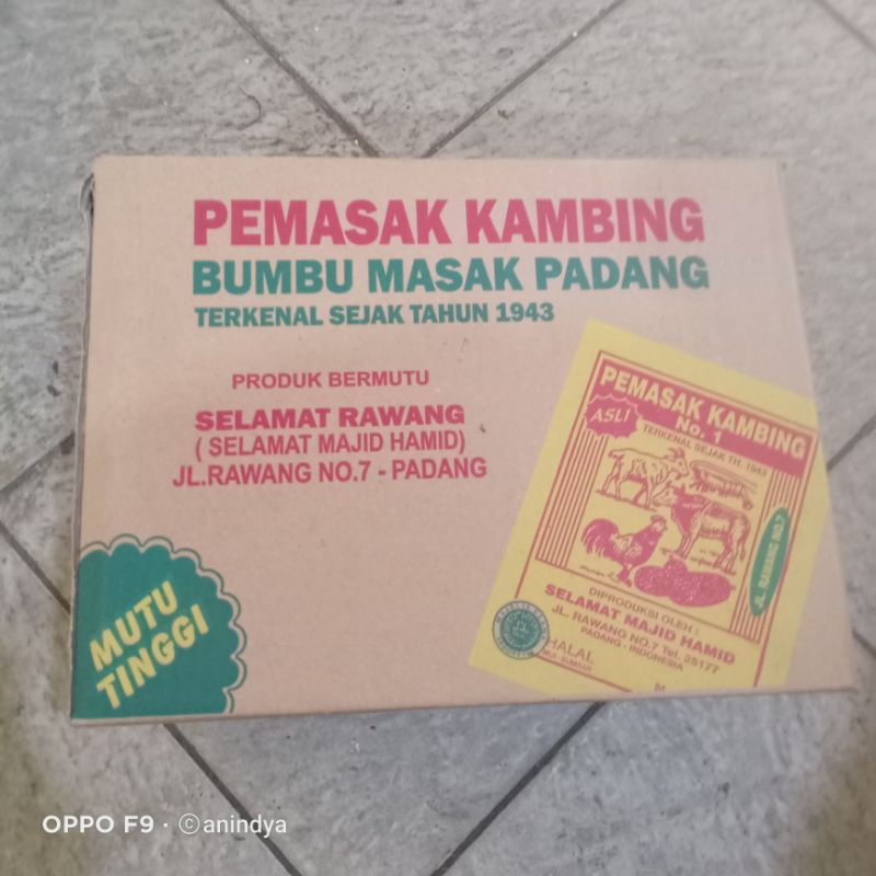 

bumbu selamat Majid Hamid bumbu kambing selamat bumbu gulai selamat bumbu pemasak kambing selamat 1 dus