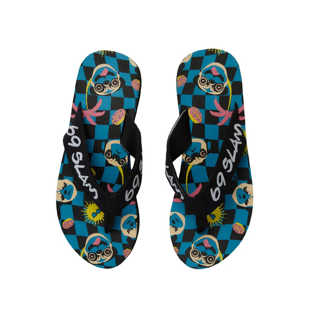 69 Slam Sandal Pria Motif - MEN PUGTASTIC SEBASTIAN SANDALS ASNPTC-AT