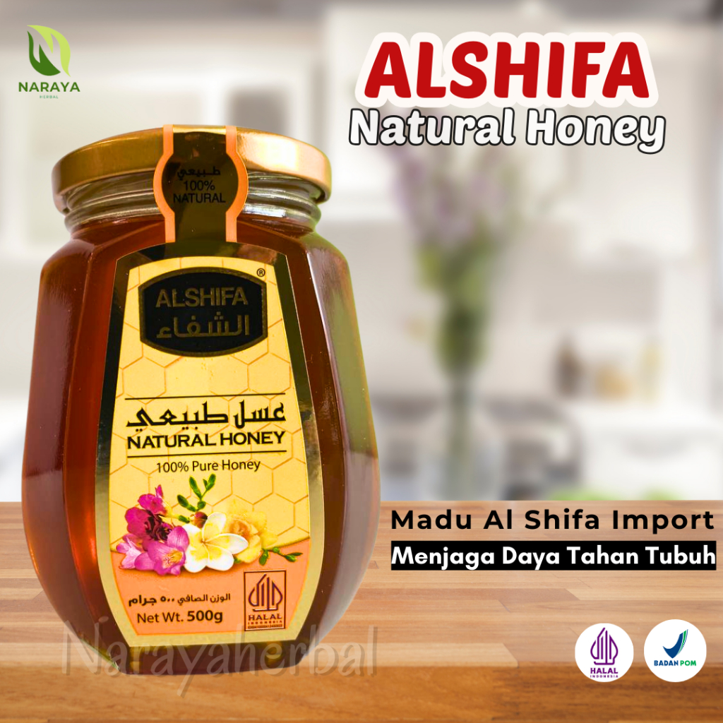 

Madu Al Shifa Original Madu Alshifa 500 gram Madu Al Syifa Natural Honey Arab