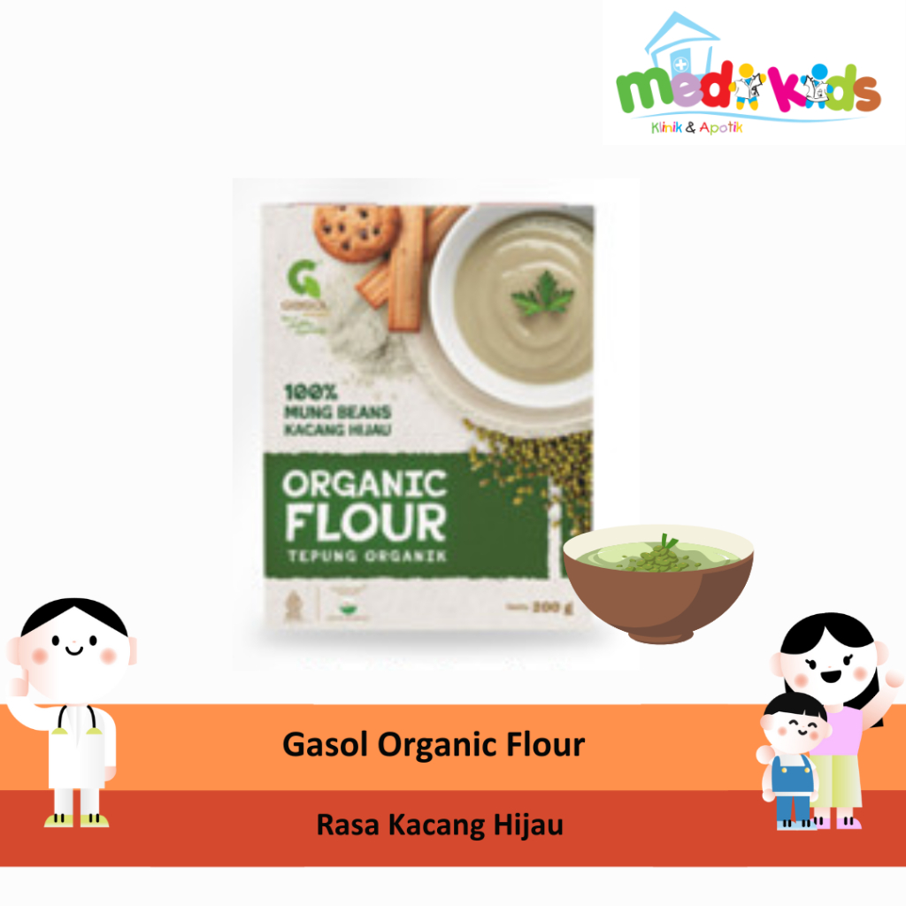 

Tepung Gasol Organic Kacang Hijau - Organic Flour - Makanan Sehat - Keluarga & Anak