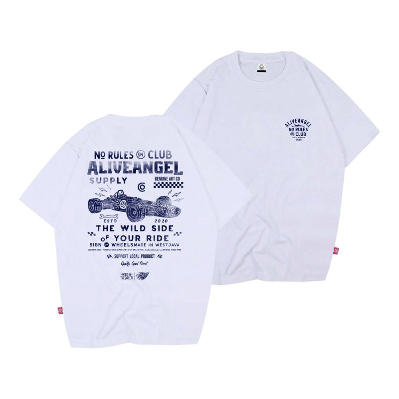T-SHIRT FORMULA ONE / KAOS DISTRO UNISEX / KAOS DISTRO ORIGINAL / KAOS DISTRO ALIVE ANGEL / NASCAR