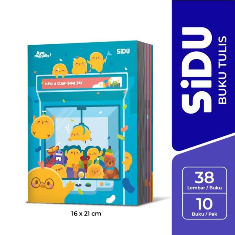 

1PCS/1 Buah Buku tulis sidu 38 lembar