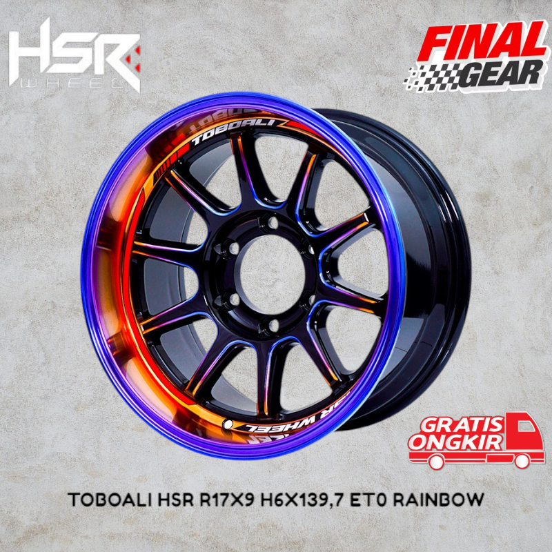 velg mobil r17 lubang 6x139. velg hsr wheel r17 velg racing import murah berkualitas hsr toboali r17