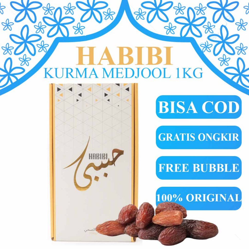 

Kurma Medjool Jumbo Premium HABIBI 1000Gr/1Kg