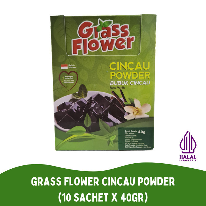 

Cincau Powder Grass Flower 40gr / Bubuk Cincau