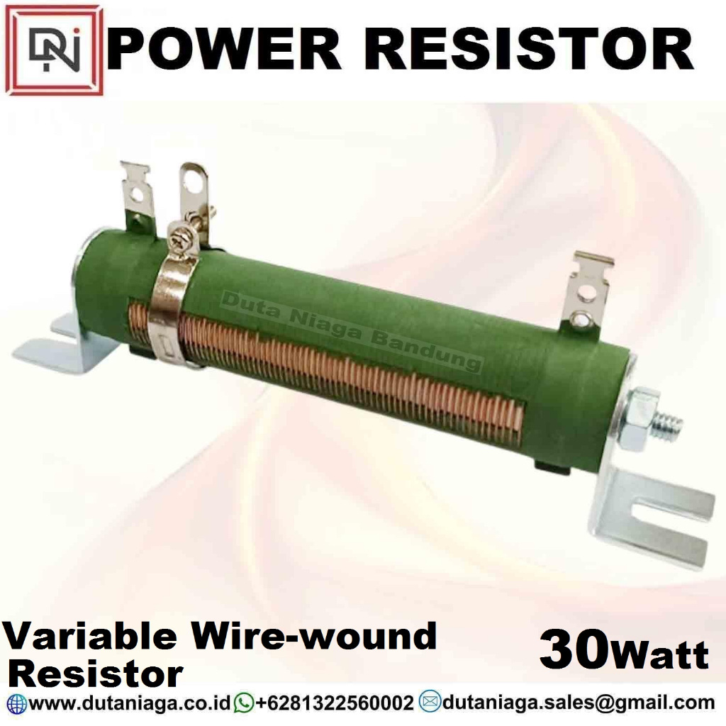 DSR 30 watt 15 ohm Resistor variable resistor geser bambu Resistor 30w