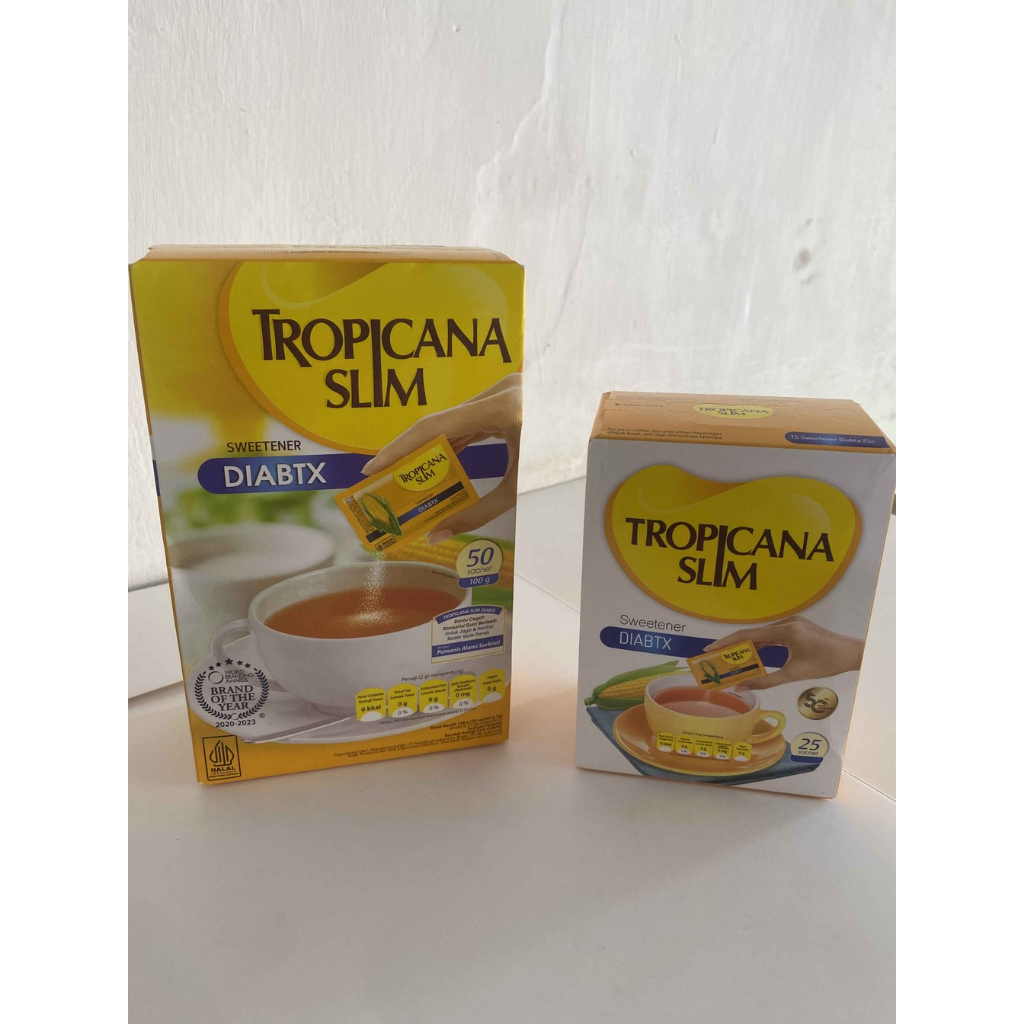 

Tropicana Slim Diabet 25s / 50s Pcs pengganti gula diabetes