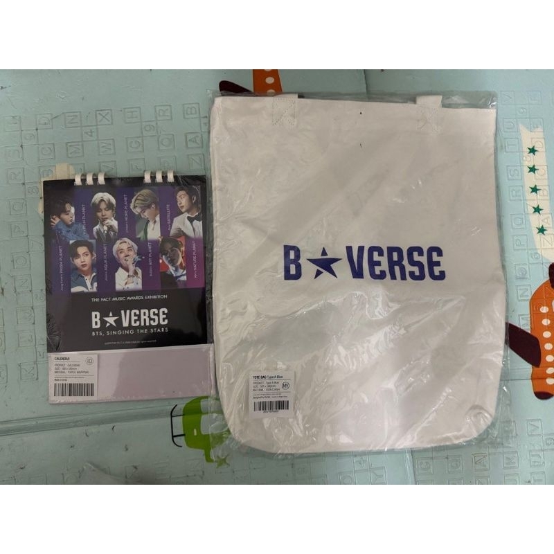 

BTS Bstarverse Calender 2025 + Totebag