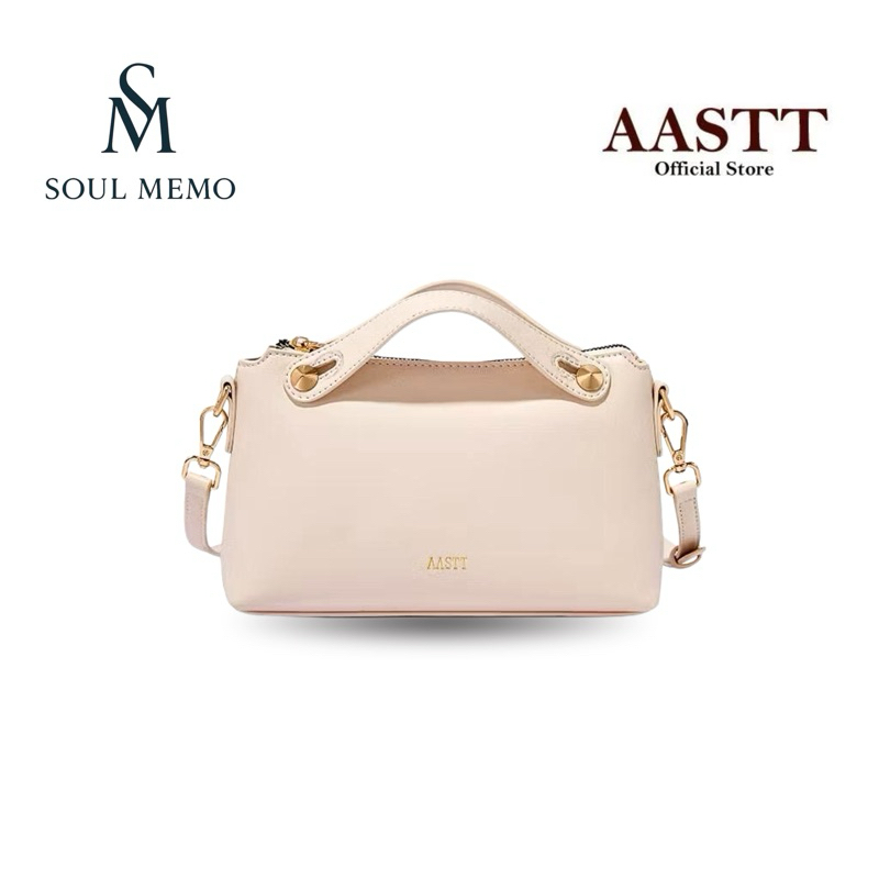 Soul Memo - Crossbody Bag AASTT Tas Selempang Wanita Mode Sederhana Warna Apricot
