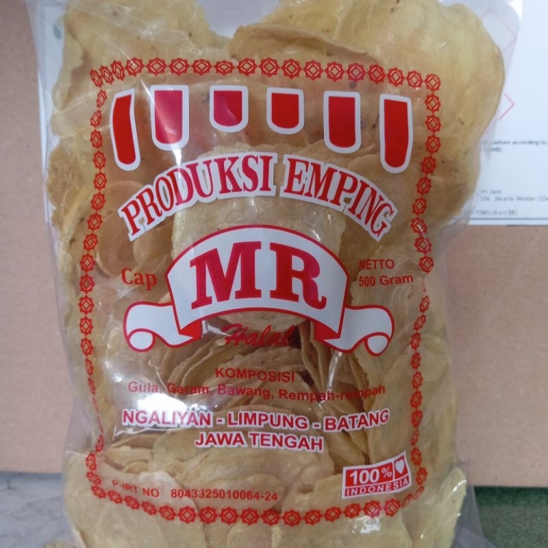 

emping benggol manis berat 500g