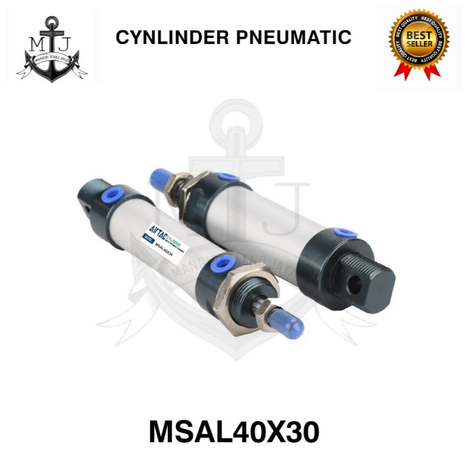 CYLINDER PNEUMATIC SINGLE ACTING AIRTAC MSAL 40X30