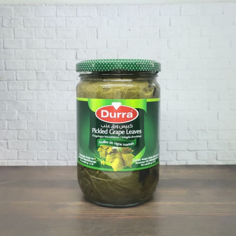 

Grape Leaves in brine, durra pickled grape leaves dan grape leaves Virginia green Garden