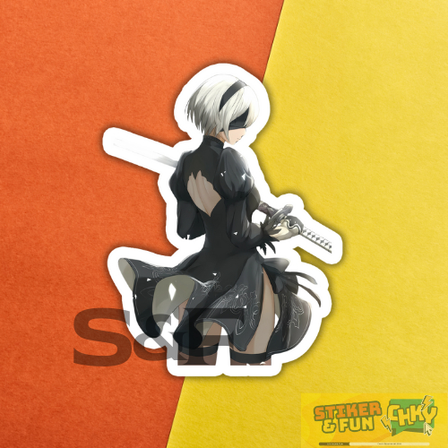

Stiker Sticker Vinyl Laminasi 2B NIER AUTOMATA Vol 19