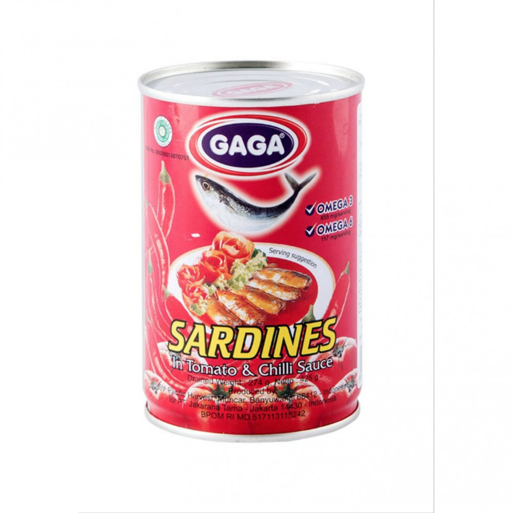 

GAGA SARDINES CHILI & TOMATO KLG 155g